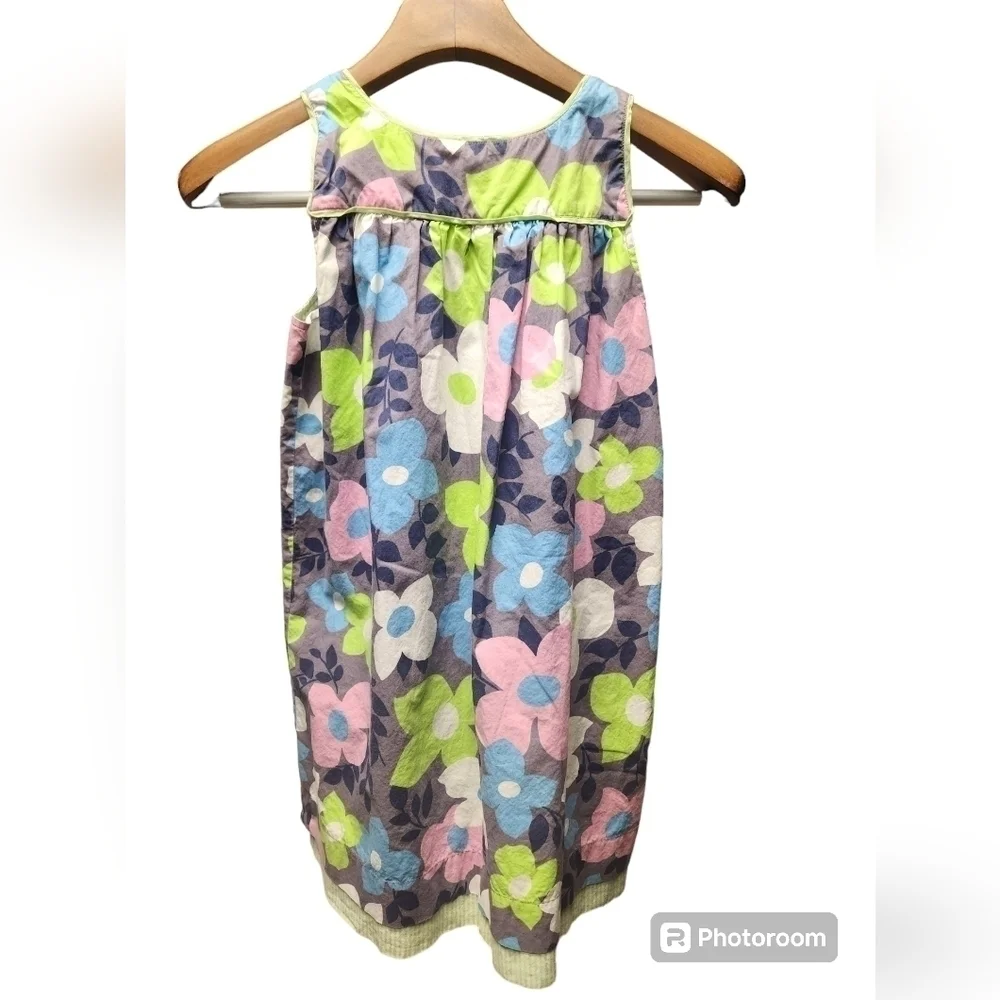 Mini Boden Floral Pinafore sz. 7-8